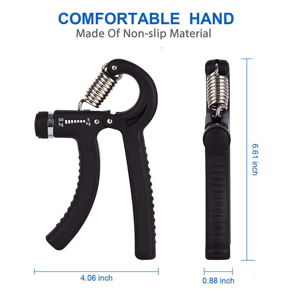 Enhanced Hand Grip Strength Trainer - Adjustable Power Gripper for Fitness Enthusiasts