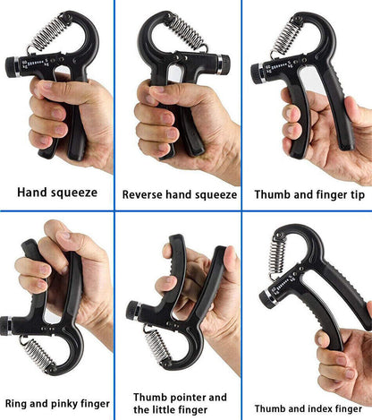Enhanced Hand Grip Strength Trainer - Adjustable Power Gripper for Fitness Enthusiasts